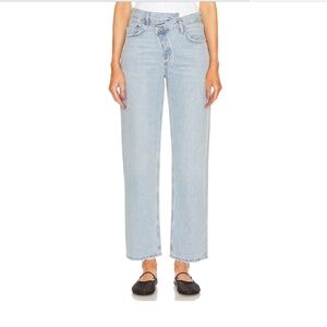 Agolde Criss Cross Straight Leg in Wired